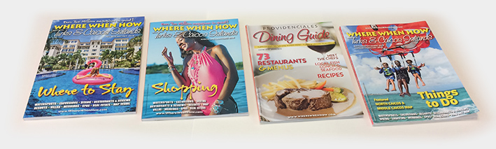 Where When How - Turks & Caicos Islands print magazine.