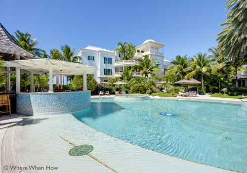 A photograph of the Point Grace Boutique Resort, Grace Bay Beach, Providenciales (Provo), Turks and Caicos Islands.
