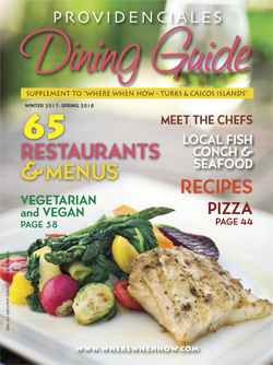 Read our 2018 issue of Providenciales Dining Guide magazine!