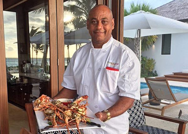 A photograph of the Travelling Gourmet Chef, Grace Bay, Providenciales (Provo), Turks and Caicos Islands.