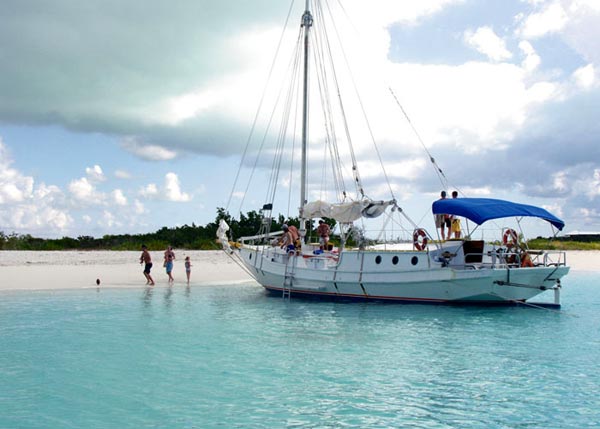 A photograph of the Atabeyra beach cruise to Dellis Cay, Turks and Caicos Islands, British West Indies