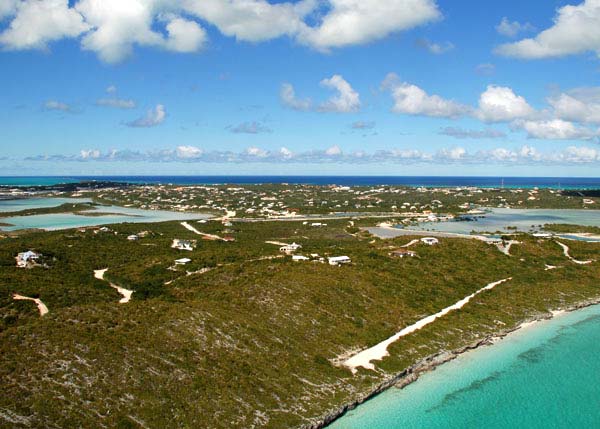 A photograph of the Discovery Bay and Cooper Jack area of Providenciales (Provo), Turks and Caicos Islands.
