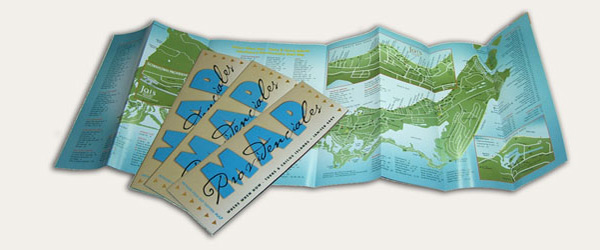 Where When How - Turks & Caicos Islands print magazine map of Providenciales (Provo).