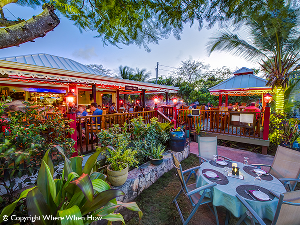 A photograph of Caicos Café, Grace Bay, Providenciales (Provo), Turks and Caicos Islands.