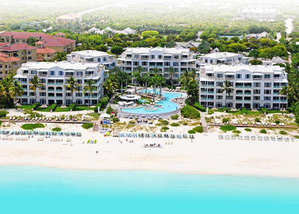 A photograph of Regent Palms, Grace Bay Beach, Providenciales (Provo), Turks and Caicos Islands.