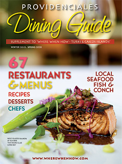 Magazine Cover 2020 Providenciales Dining Guide