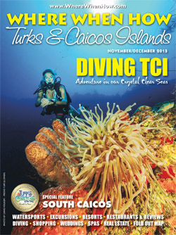 Magazine cover November / December 2015 Where When How - Turks & Caicos Islands