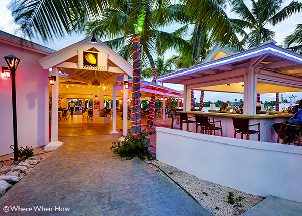 A photograph of Mango Reef Restaurant in Turtle Cove, Providenciales (Provo), Turks and Caicos Islands.
