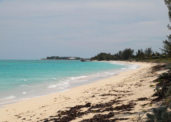 A photograph of Whitby Beach, North Caicos, Turks and Caicos Islands, British West Indies