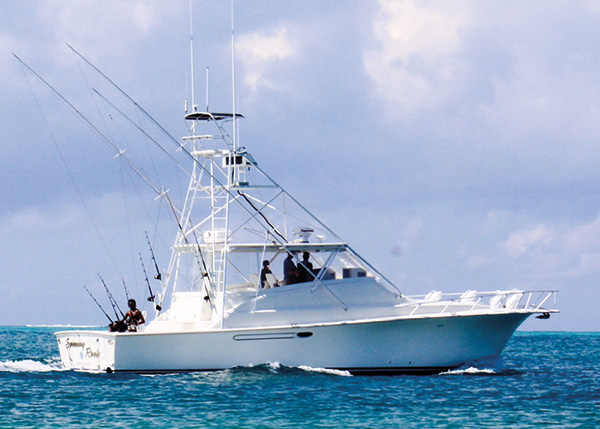 A photograph of Grand Slam Deep Sea Fishing Charters aboard Angler Management, Providenciales (Provo), Turks and Caicos Islands