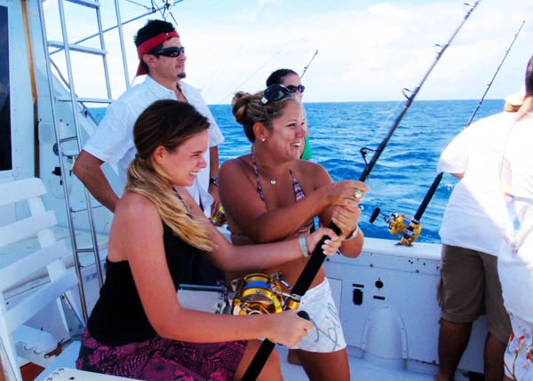 A photograph of a Bottom Fishing Boat Tour with Panoply Sport Fishing and Charters, Providenciales (Provo), Turks and Caicos Islands, British West Indies