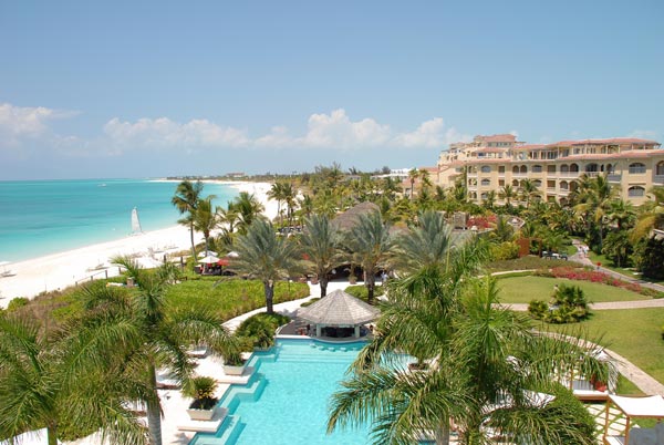 A photograph of The Grace Bay Club, Grace Bay Beach, Providenciales (Provo), Turks and Caicos Islands, British West Indies