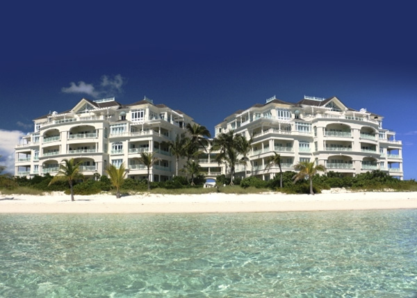 A photograph of The Shore Club on Long Bay, Providenciales (Provo), Turks and Caicos Islands, British West Indies